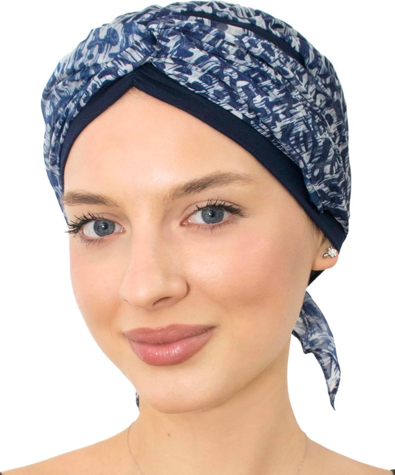 CAPLORD Head Scarf for Women Skull Cap Chemo Patients Headwear Cancer Hair Loss Scarf Headwrap Cover Hat Turban Covering Wrap - Image 5